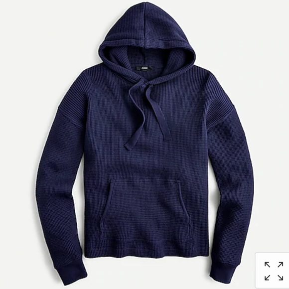 J. Crew Sweaters - J. Crew Waffle Knit Hoodie